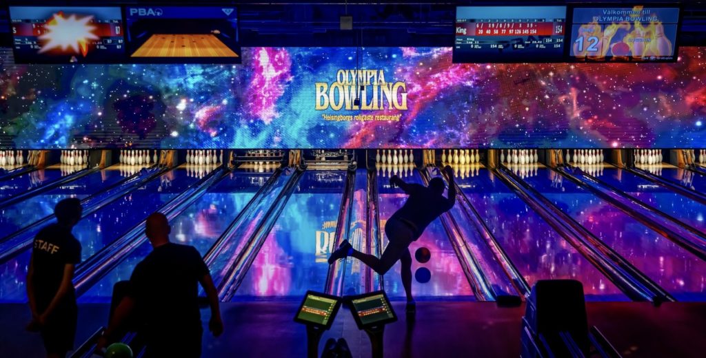 Bowlingové centrum Olympia bowling Helsinborg Švédsko